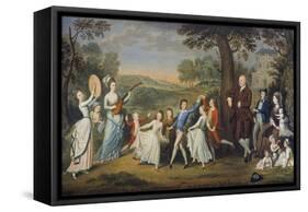 Sir John Halkett and His Family, 1781-David Allan-Framed Stretched Canvas