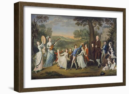 Sir John Halkett and His Family, 1781-David Allan-Framed Giclee Print