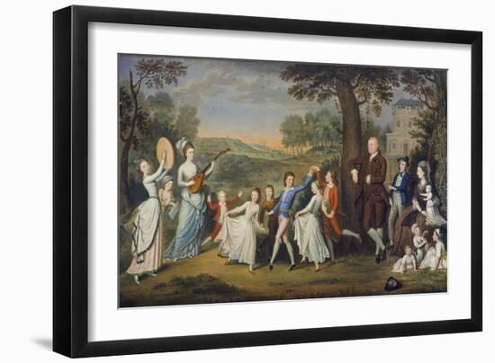 Sir John Halkett and His Family, 1781-David Allan-Framed Giclee Print