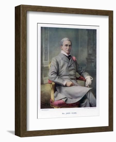 Sir John Hare, English Actor and Manager of the Garrick Theatre, 1901-W&d Downey-Framed Giclee Print