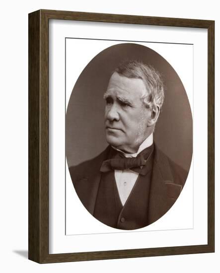 Sir John Hawkshaw, Frs, British Civil Engineer, 1877-Lock & Whitfield-Framed Photographic Print
