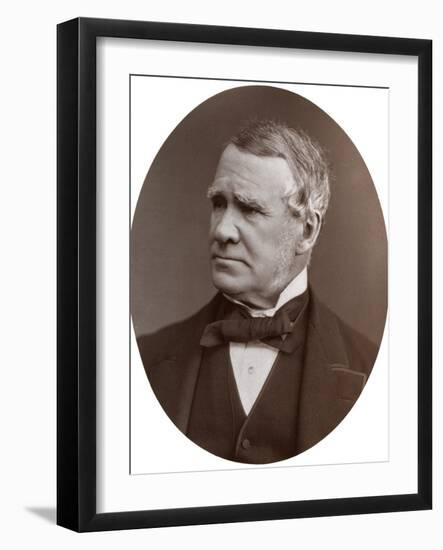 Sir John Hawkshaw, Frs, British Civil Engineer, 1877-Lock & Whitfield-Framed Photographic Print
