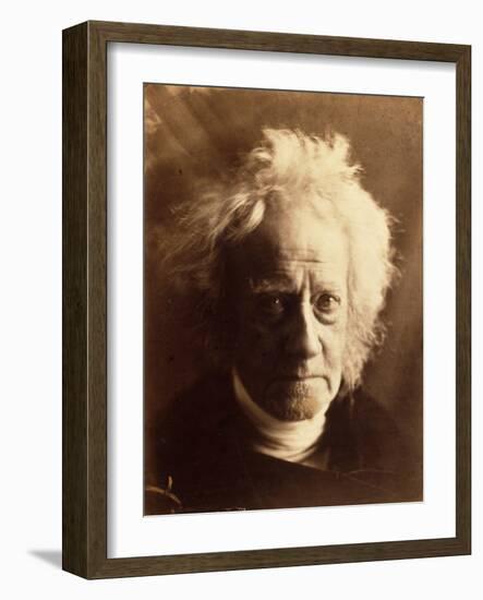 Sir John Herschel, 1867-Julia Margaret Cameron-Framed Giclee Print