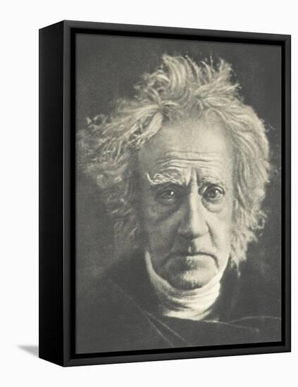 Sir John Herschel-Julia Margaret Cameron-Framed Stretched Canvas