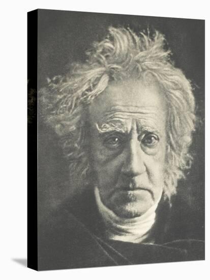 Sir John Herschel-Julia Margaret Cameron-Stretched Canvas