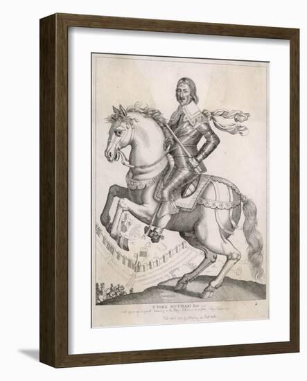 Sir John Hotham Riding 1-S Harding-Framed Art Print