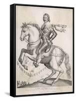 Sir John Hotham Riding 1-S Harding-Framed Stretched Canvas