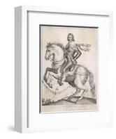 Sir John Hotham Riding 1-S Harding-Framed Art Print