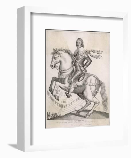 Sir John Hotham Riding 1-S Harding-Framed Art Print