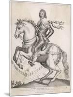 Sir John Hotham Riding 1-S Harding-Mounted Art Print