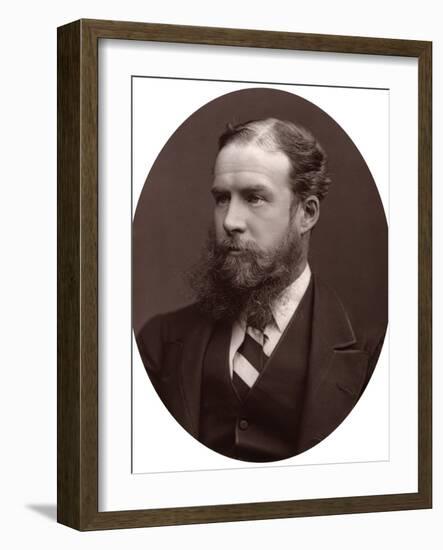Sir John Lubbock, Bart, MP, FRS, Vice-Chancellor of the University of London, 1877-Lock & Whitfield-Framed Photographic Print