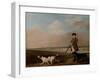 Sir John Nelthorpe, 6th Baronet out Shooting with His Dogs in Barton Field, Licolnshire, 1776-George Stubbs-Framed Giclee Print