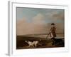 Sir John Nelthorpe, 6th Baronet out Shooting with His Dogs in Barton Field, Licolnshire, 1776-George Stubbs-Framed Giclee Print