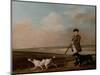 Sir John Nelthorpe, 6th Baronet out Shooting with His Dogs in Barton Field, Licolnshire, 1776-George Stubbs-Mounted Giclee Print