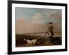 Sir John Nelthorpe, 6th Baronet out Shooting with His Dogs in Barton Field, Licolnshire, 1776-George Stubbs-Framed Giclee Print