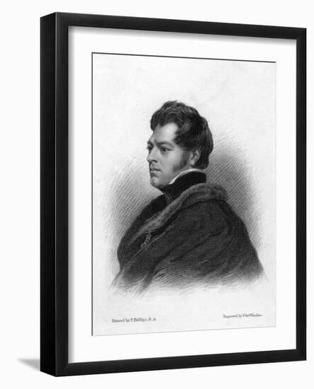 Sir John Richardson, 1828-Edward Finden-Framed Art Print