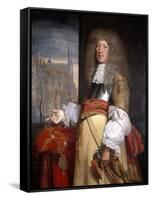 Sir John Robinson, Lord Mayor 1662-John Michael Wright-Framed Stretched Canvas