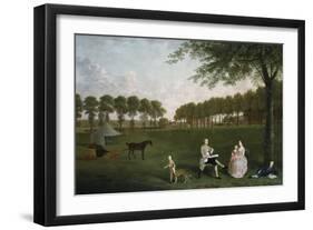 Sir John Shaw and His Family in the Park at Eltham Lodge, Kent, 1761-Arthur Devis-Framed Giclee Print