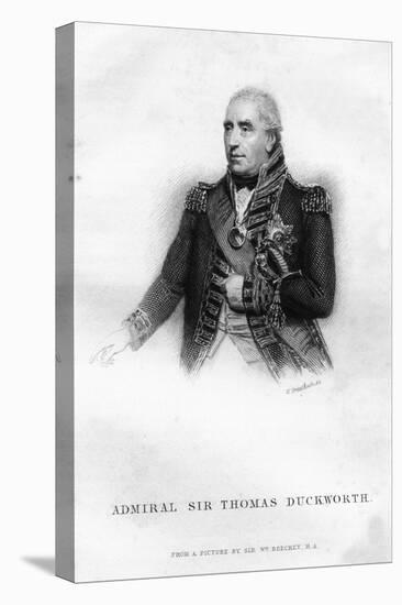 Sir John Thomas Duckworth (1747-181), British Naval Officer, 1837-W Greatbatch-Stretched Canvas