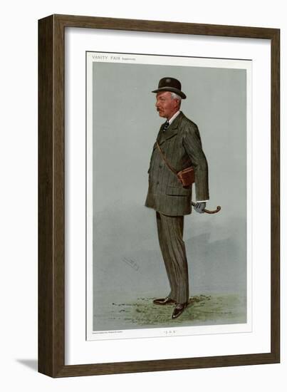 Sir John Thursby-Leslie Ward-Framed Art Print
