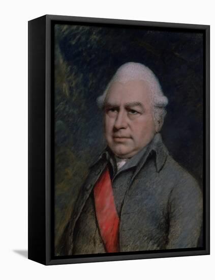 Sir Joseph Banks, English Naturalist, (1743-1820)-James Sharples-Framed Stretched Canvas