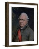 Sir Joseph Banks, English Naturalist, (1743-1820)-James Sharples-Framed Giclee Print
