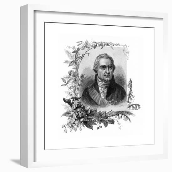 Sir Joseph Banks, English Naturalist and Botanist-W Macleod-Framed Giclee Print