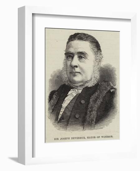 Sir Joseph Devereux, Mayor of Windsor-null-Framed Giclee Print