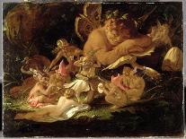 Puck and Fairies, from 'A Midsummer Night's Dream', C.1850 (Oil on Millboard)-Sir Joseph Noel Paton-Giclee Print