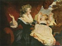 'Hope Nursing Love (Miss Morris as Hope Nursing Cupid)', c1770, (1912)-Sir Joshua Reynolds-Giclee Print