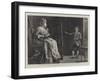 Sir Joshua Reynolds Painting a Portrait in His Studio-Charles Green-Framed Giclee Print