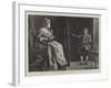 Sir Joshua Reynolds Painting a Portrait in His Studio-Charles Green-Framed Giclee Print