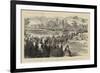 Sir Jung Bahadoor Directing a Procession of Seven Hundred Elephants across the Sarda-Godefroy Durand-Framed Giclee Print