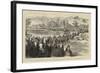 Sir Jung Bahadoor Directing a Procession of Seven Hundred Elephants across the Sarda-Godefroy Durand-Framed Giclee Print