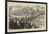 Sir Jung Bahadoor Directing a Procession of Seven Hundred Elephants across the Sarda-Godefroy Durand-Framed Giclee Print