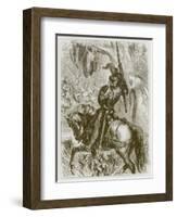 Sir Lancelot Du Lake-Sir John Gilbert-Framed Giclee Print