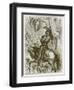 Sir Lancelot Du Lake-Sir John Gilbert-Framed Giclee Print