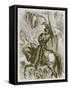 Sir Lancelot Du Lake-Sir John Gilbert-Framed Stretched Canvas