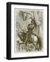 Sir Lancelot Du Lake-Sir John Gilbert-Framed Giclee Print