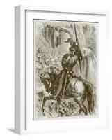 Sir Lancelot Du Lake-Sir John Gilbert-Framed Giclee Print