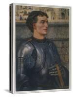 Sir Lancelot Goes to Guinevere as Ambassador-Eleanor Fortescue Brickdale-Stretched Canvas