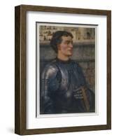 Sir Lancelot Goes to Guinevere as Ambassador-Eleanor Fortescue Brickdale-Framed Art Print