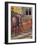 'Sir Lancelot in the Chapel Perilous', 1911-Walter Crane-Framed Giclee Print