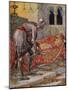 'Sir Lancelot in the Chapel Perilous', 1911-Walter Crane-Mounted Giclee Print