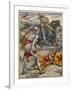 Sir Lancelot Prevents Sir Bors from Slaying King Arthur-Walter Crane-Framed Art Print