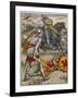 Sir Lancelot Prevents Sir Bors from Slaying King Arthur-Walter Crane-Framed Art Print