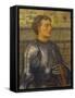 'Sir Lancelot Went Ambassador, at First, to Fetch Her, and She Took Him for the King' (Pencil, W/C-Eleanor Fortescue-Brickdale-Framed Stretched Canvas