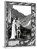 "Sir Launcelot and the Witch Hellawes" 1870-Aubrey Beardsley-Stretched Canvas