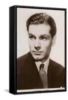 Sir Laurence Olivier, English Film and Stage Actor, Director and Producer-null-Framed Stretched Canvas