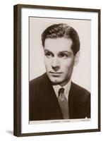 Sir Laurence Olivier, English Film and Stage Actor, Director and Producer-null-Framed Photographic Print